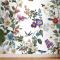 Botanik Çiçekler Kuşlar Duvar Kağıdı  Ile Çiçekli