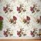 Çiçek Vintage Tarzı Dikişsiz Desen Duvar Kağıdı