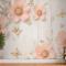 Kelebekli Pembe Elmas Papatya Duvar Kağıdı