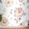 Suluboya Çiçek Duvar Kağıdı 