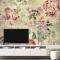 Güzel Çiçek Desenli Duvar Kağıdı 