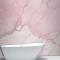 Kırık Pembe Mermer Banyo Duvar Kağıdı