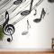 Müzik Notaları Çizimi Duvar Kağıdı