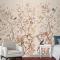 Kuşlar Ve Çiçeklerle Çin Duvar Kağıdı Duvar Kağıdı