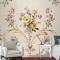 Gül Yatağı Çiçek Antika Duvar Kağıdı 