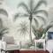 Egzotik Palmiye Ağacı Manzara Duvar Kağıdı