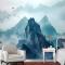 Puslu Dağ Manzarası Duvar Kağıdı 
