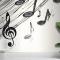Müzik Notaları Çizimi Duvar Kağıdı
