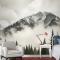Karlı Dağ Manzarası Duvar Kağıdı 