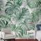 Tropikal Yaprak Desenli Duvar Kağıdı 