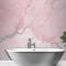Kırık Pembe Mermer Banyo Duvar Kağıdı
