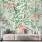 Duvar Kağıdı Duvarı İçin Vintage Dekoratif Bahçe Kusursuz Deseni
