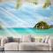 Deniz Kenarı Ahşap İskele Duvar Kağıdı