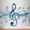 Ebedi Müzik Sonsuzluk Sembolü Müzik Notaları Duvar Kağıdı