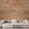 Eski Kırmızı Tuğla Duvar Vintage Doku Duvar Kağıdı