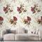 Çiçek Vintage Tarzı Dikişsiz Desen Duvar Kağıdı