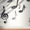 Müzik Notaları Çizimi Duvar Kağıdı