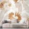 Palmiye Yaprağı Duvar Kağıdı  Ile Nötr Boho Bitkiler