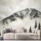 Karlı Dağ Manzarası Duvar Kağıdı 