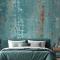 Teal Verdigris Yatak Odası Duvar Kağıdı