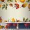 Suluboya Sonbahar Mutfak Duvar Kağıdı 
