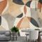 Boho Geometrik Soyut Sanat Duvar Kağıdı 