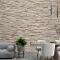 Tuğla Duvar Taş Desenli Duvar Kağıdı