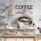 3 Boyutlu Kahve Temalı Duvar Kağıdı