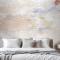 Tuval Yatak Odası Duvar Kağıdı Duvar Üzerine Toprak Tonunda Boya