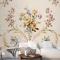 Gül Yatağı Çiçek Antika Duvar Kağıdı 