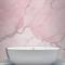 Kırık Pembe Mermer Banyo Duvar Kağıdı