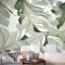 Tropikal Taze Yaprak Duvar Kağıdı 