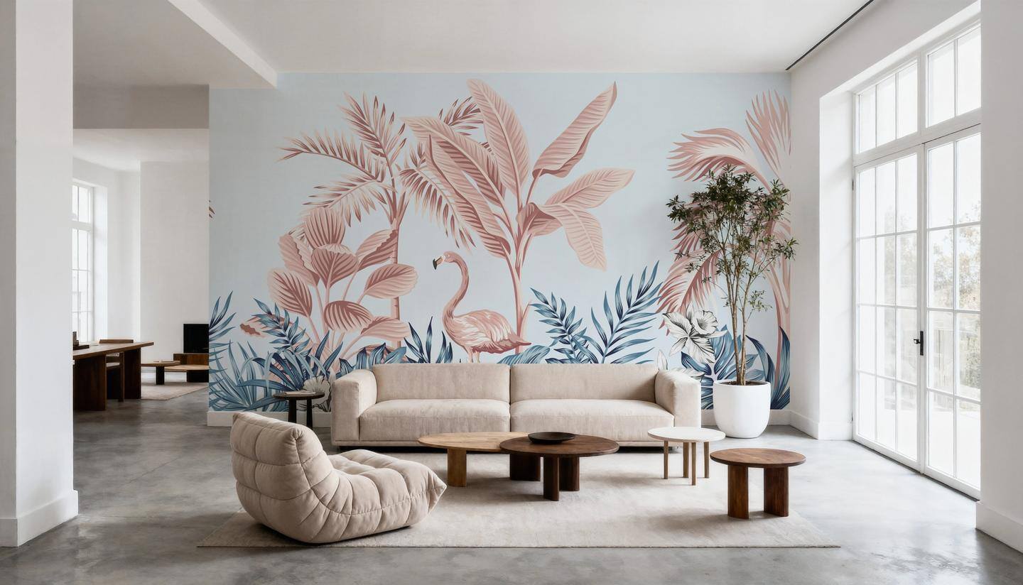 Gizli Flamingo Duvar Kağıdı