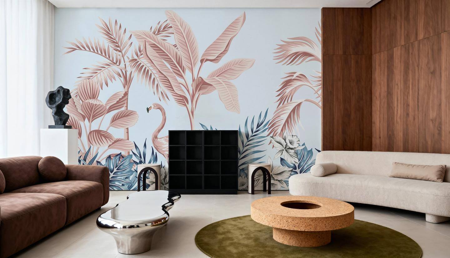 Gizli Flamingo Duvar Kağıdı