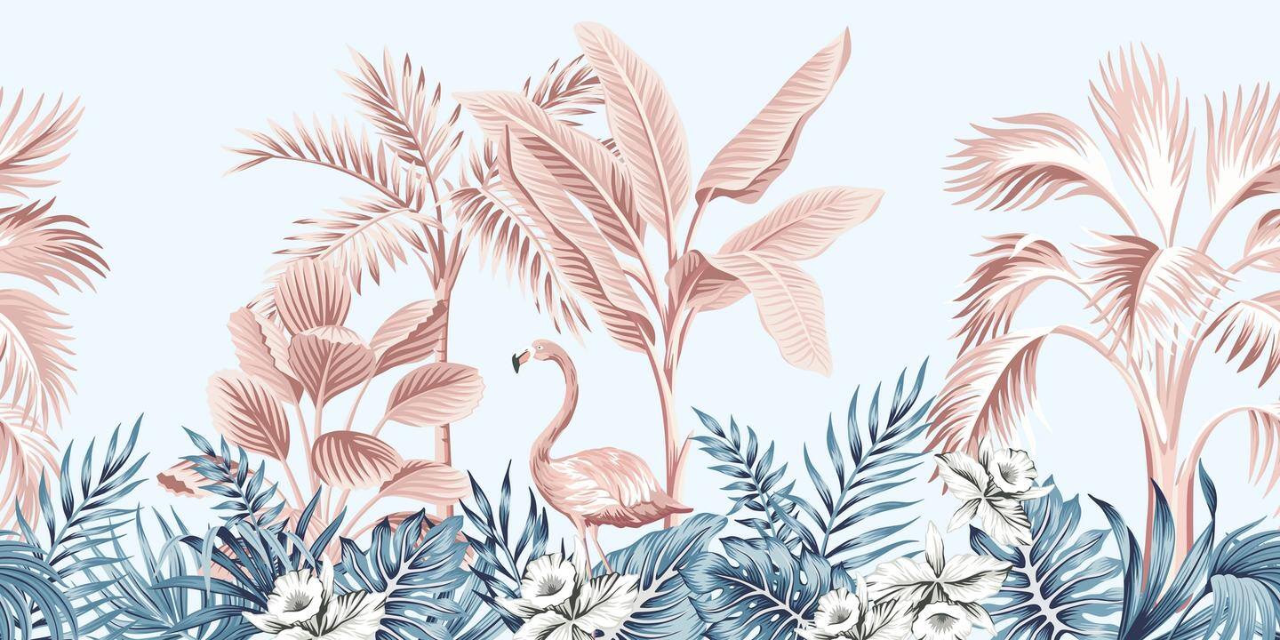 Gizli Flamingo Duvar Kağıdı