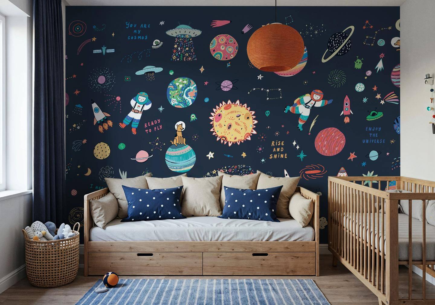 Neşeli Astronotlar Uzayda Duvar Kağıdı