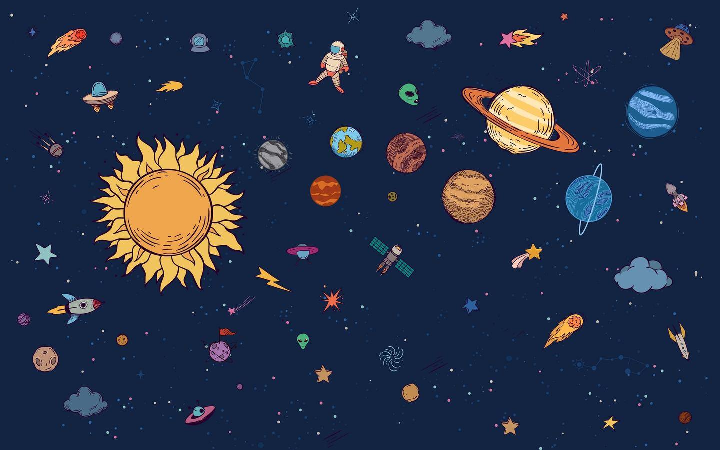 Roket Ufo Uzay Duvar Kağıdı