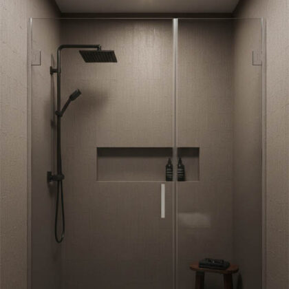 Bambu Cizgili Kabartmali Kahverengi Banyo Mutfak Duvar Kagidi Resim 15194Jpg