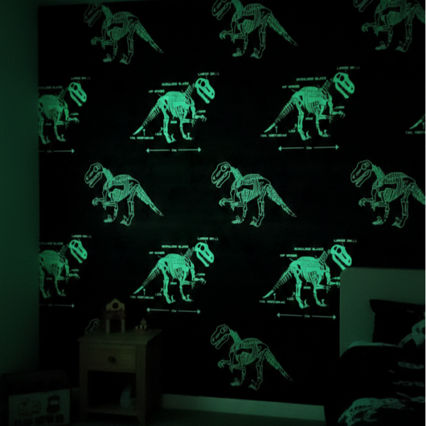 Karanlikta Parlayan Dinozorlu Cocuk Odasi Duvar Kagidi 53152 15264 1Png