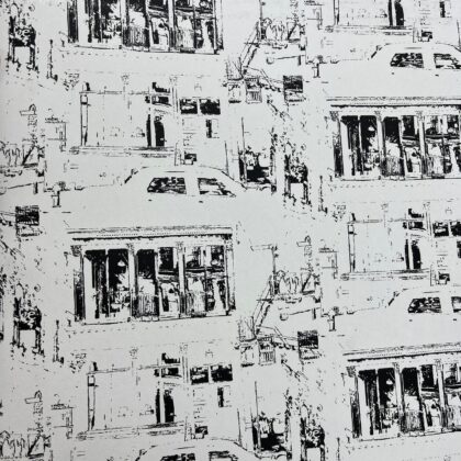Siyah Beyaz Mimari Desenli Duvar Kagidi 112039 12686 1Jpg