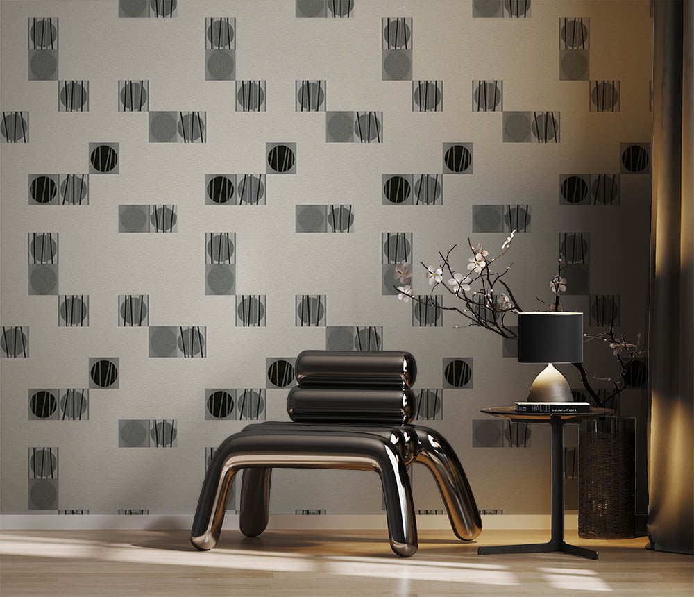 Modern Luxury Dark Tones Living Room Interior Background With Gr