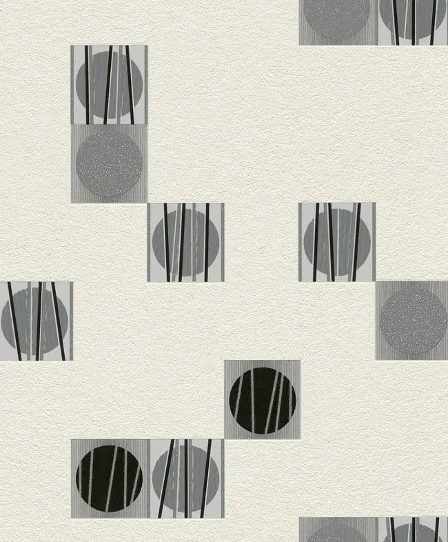 Siyah Gumus Geometrik Desenli Dokulu Duvar Kagidi 55110 14578 5Jpg
