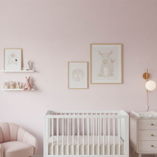 Soft Pembe Dikey Cizgili 16 M2 Duvar Kagidi 55235 Resim 1465Jpg