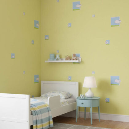 Yesil Desen Kuzu Desen Ucuz Duvar Kagidi 23613 Resim 1343Jpg