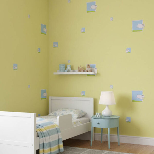 Yesil Desen Kuzu Desen Ucuz Duvar Kagidi 23613 Resim 1343Jpg
