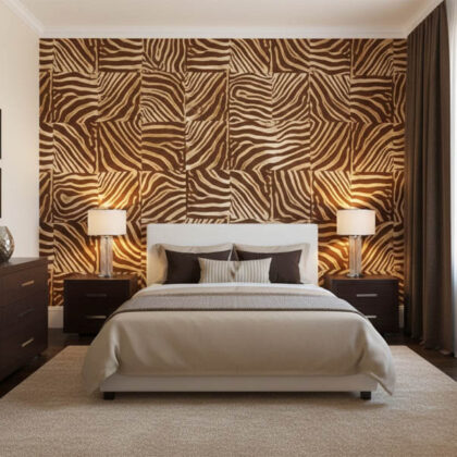 Zebra Desen Duvar Kagidi 53244 Resim 12564Jpg